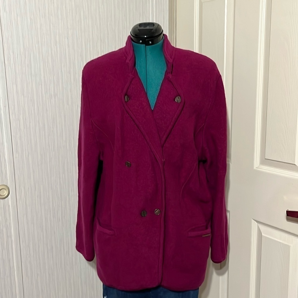 Geiger Fuchsia Wool Jacket/Coat